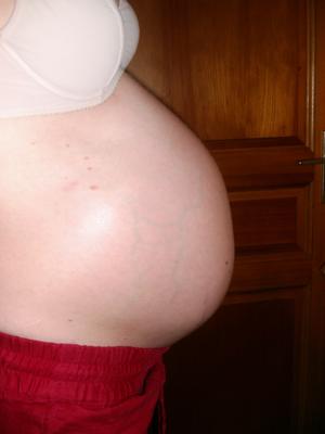 Dernière photo du ventre de ma maman